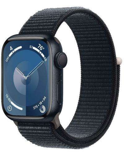Смарт часовник Apple - Watch S9, 41mm, 1.69'', Midnight Sport Loop - 2