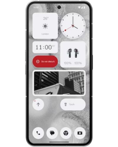 Смартфон Nothing - Phone 2a, 6.7'', 8GB/128GB, бял - 1