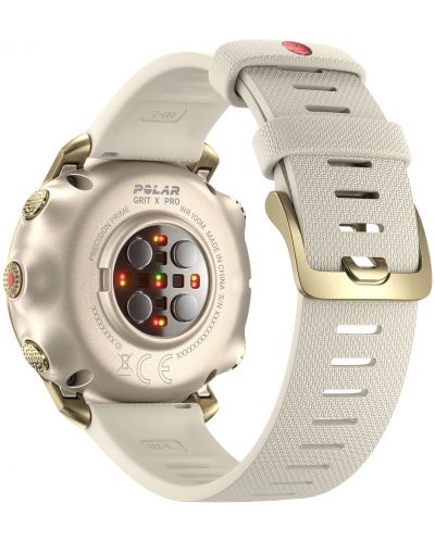 Смарт часовник Polar - Grit X Pro, 47mm, 1.2", Arctic Gold - 2