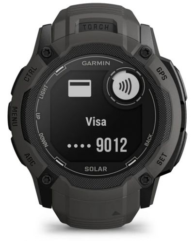 Смарт часовник Garmin - Instinct 2X Solar, 50mm, 1.1'', черен - 7