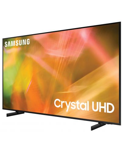 Смарт телевизор Samsung - 60AU8072, 60", LED, 4K, черен - 2