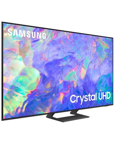 Смарт телевизор Samsung - 55CU8572, 55", LED, 4K, тъмносив - 3
