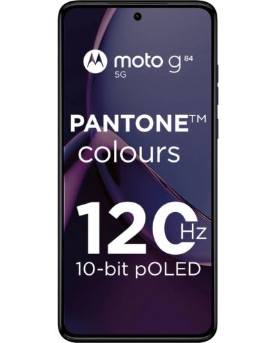 Смартфон Motorola - G84, 5G, 6.5'', 12GB/256GB, Outer Space - 2
