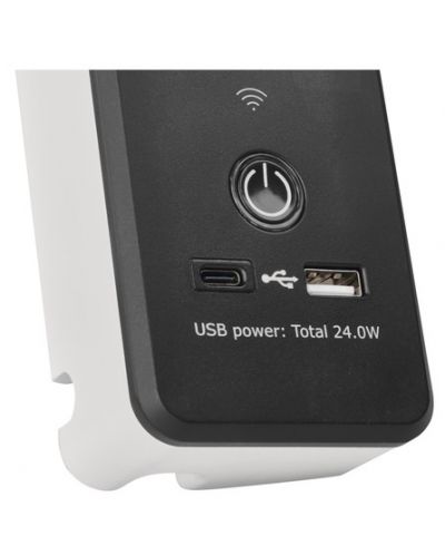 Смарт разклонител Emos - GoSmart P1422ST, 4 гнезда, USB, WiFi, черен - 2