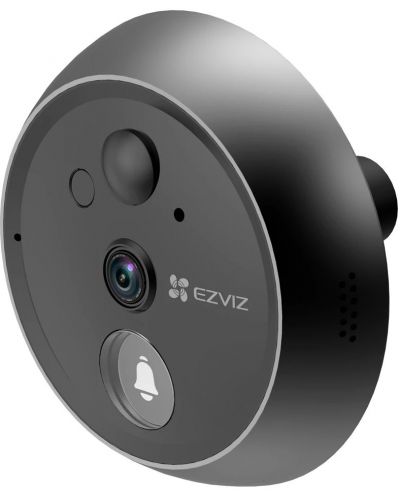 Смарт видеозвънец EZVIZ - HP4, 155°, черен - 2