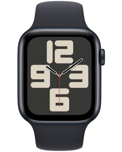 Смарт часовник Apple - Watch SE2 v2 Cellular, 44mm, M/L, Midnight Sport - 2