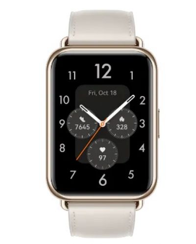 Смарт часовник Huawei - Watch Fit 2, 1.74", Moon White - 1