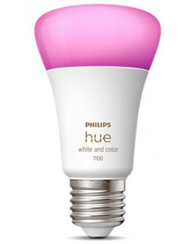 Смарт крушка Philips - Hue, 9W, E27, A60, dimmer - 3