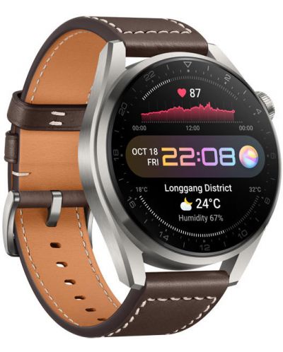Смарт часовник Huawei - Watch 3 Pro L40E, 48mm, 1.43", сребрист - 4