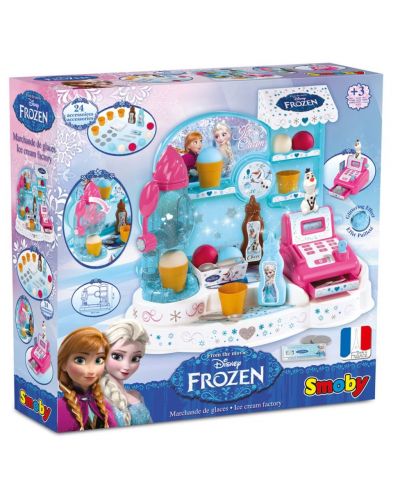 Детска играчка Smoby Frozen - Магазин за сладолед, с аксесоари - 2