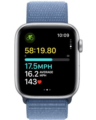 Смарт часовник Apple - Watch SE2 v2, 44mm, Winter Blue Loop - 3