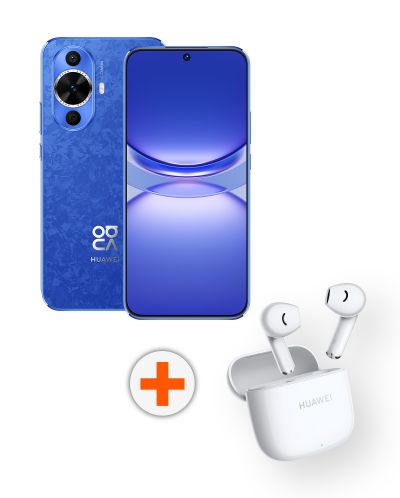 Смартфон Huawei - nova 12s, 8GB/256GB, син + FreeBuds SE2, бели - 1