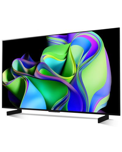 Смарт телевизор LG - OLED42C31LA, 42'', OLED, 4K, сив - 2