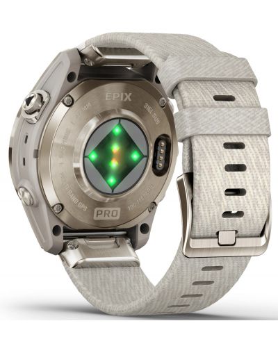 Смарт часовник Garmin - epix Pro Gen 2 Sapphire, 42mm, 1.2'', Nylon, златист - 8