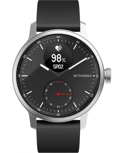 Смарт часовник Withings - Scanwatch, 42mm, черен - 1