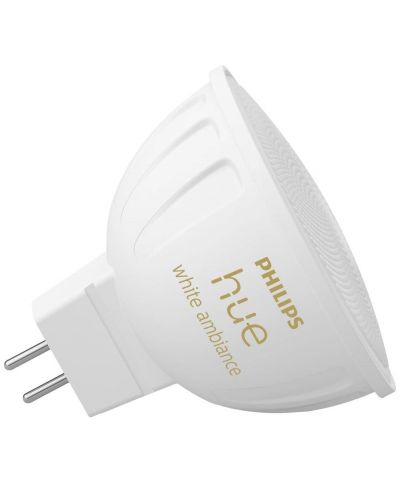 Смарт крушка Philips - Hue White Ambiance, 5.1W, GU5.3, MR16, dimmer - 4