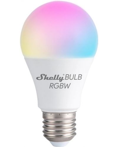 Смарт крушка Shelly - Duo RGBW, LED, 9W, E27, A60, dimmer - 1