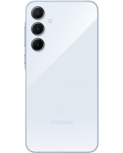 Смартфон Samsung Galaxy A55 5G, 8GB/128GB, син + Смарт гривна Galaxy Fit3, сива - 4