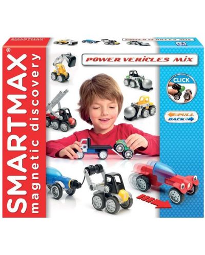 Конструктор Smart Games Smartmax - Power Vehicles, 26 части - 1