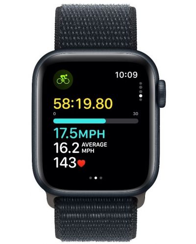 Смарт часовник Apple - Watch SE2 v2 Cellular, 40mm, Midnight Loop - 3