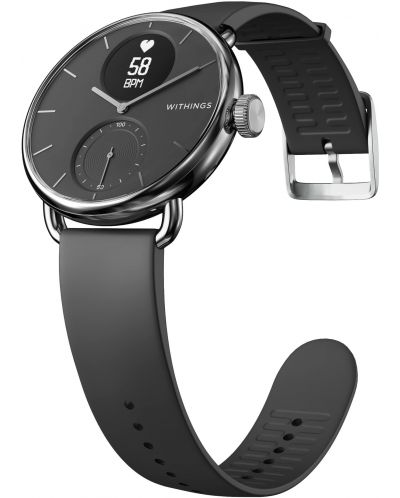 Смарт часовник Withings - Scanwatch, 42mm, черен - 3