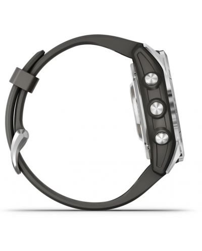 Смарт часовник Garmin - fēnix 7S Pro Solar, 42mm, 1.2'', сребрист - 8