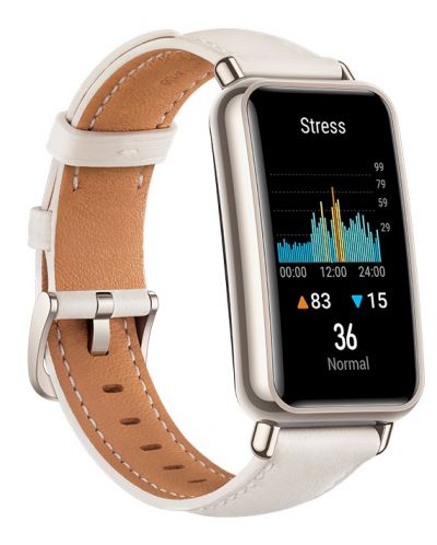 Смарт часовник Huawei - Watch Fit Mini, 1.47, златист/бежов - 2