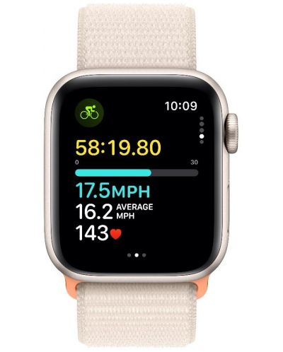 Смарт часовник Apple - Watch SE2 v2, 40mm, Starlight Loop - 3