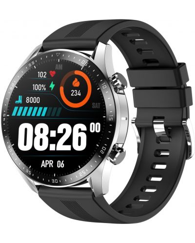 Смарт часовник Blackview - X1 Pro, 47mm, 1.39'', сребрист/черен - 3