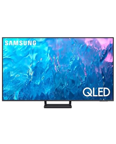Смарт телевизор Samsung - Q70C, 55'', QLED, UHD, черен - 1