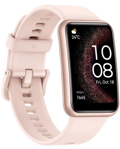 Смарт часовник Huawei - Watch Fit Special Edition, 1.64'', Amoled, Nebula Pink - 3