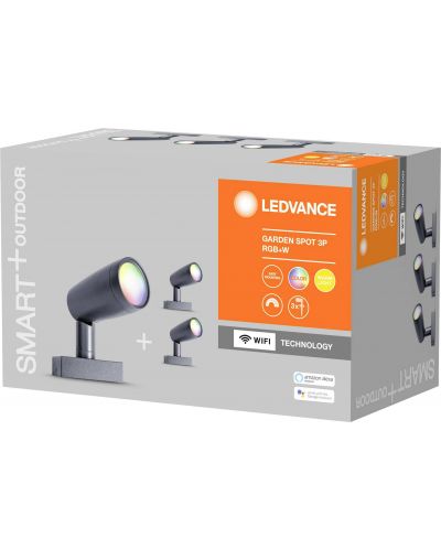 Смарт лампи Ledvance - SMART+ 4058075478497, 4.5W, 3 бр., черни - 2