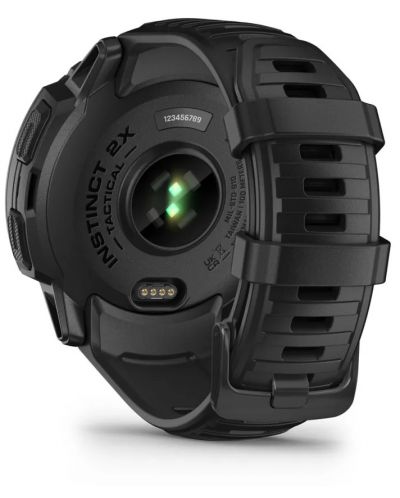 Смарт часовник Garmin - Instinct 2X Solar Tactical, 50mm, 1.1'', черен - 8