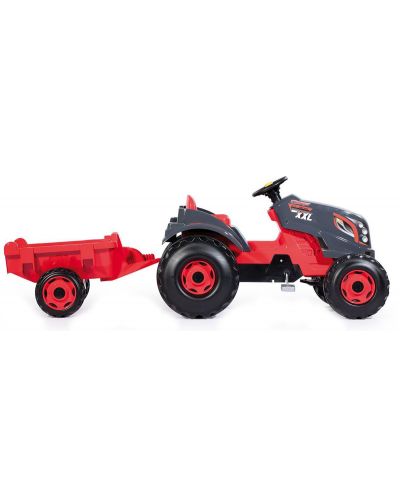 Детски трактор с педали Smoby - Tractor Stronger XXL, с ремарке - 2