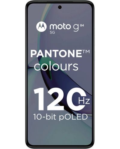 Смартфон Motorola - G84, 5G, 6.5'', 12GB/256GB, Marshmallow Blue - 2