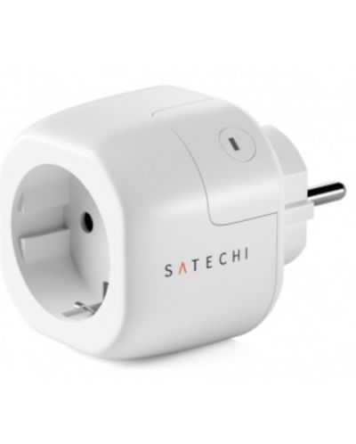 Смарт контакт Satechi - Homekit Smart Outlet EU, бял - 5