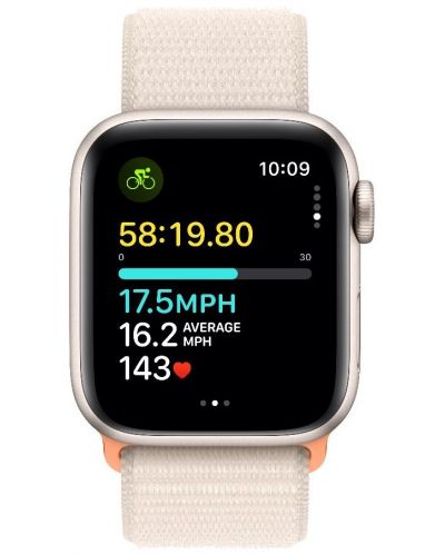 Смарт часовник Apple - Watch SE2 v2 Cellular, 40mm, Starlight Loop - 3
