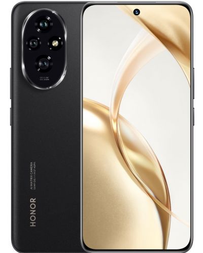 Смартфон Honor - 200, 6.7'', 12GB/512GB, черен | Ozone.bg