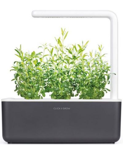 Смарт саксия Click and Grow - Smart Garden 3, 8 W, сива - 8