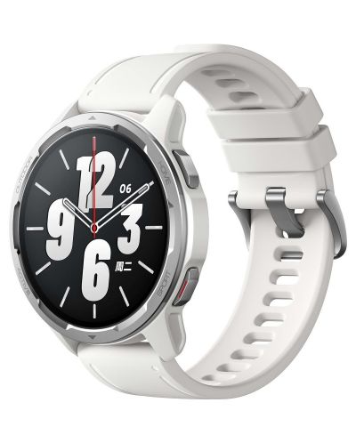 Смарт часовник Xiaomi - Watch S1 Active, 1.43'', бял/сребрист - 2
