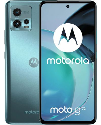 Смартфон Motorola - Moto G72, 6.55'', 8GB/256GB, син - 1