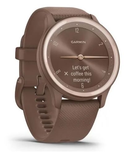 Смарт часовник Garmin - Vivomove Sport, 40mm, кафяв - 3