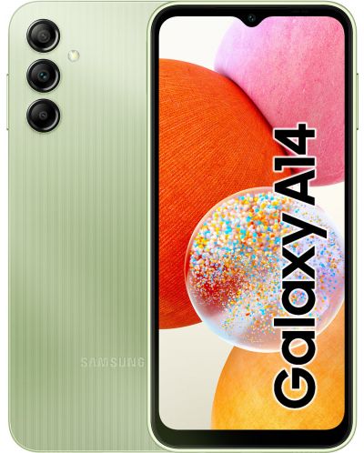 Смартфон Samsung - Galaxy A14, 6.6'', 4GB/64GB, зелен - 1