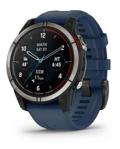 Смарт часовник Garmin - Quatix 7 Sapphire, 47mm, 1.3", тъмносин - 2