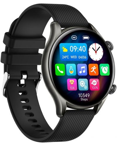 Смарт часовник myPhone - Watch EL, 45mm, 1.32'', черен - 3