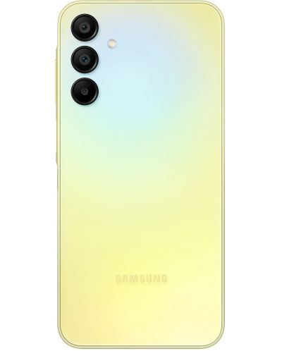 Смартфон Samsung - Galaxy A15, 5G, 6.5'', 4GB/128GB, жълт - 3
