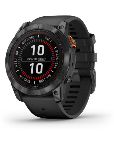 Смарт часовник Garmin - fēnix 7X Pro Solar, 51mm, 1.4'', черен - 4