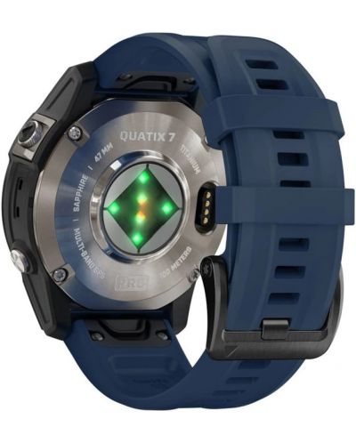 Смарт часовник Garmin - quatix 7 Pro, 47 mm, 1.3'', син - 5