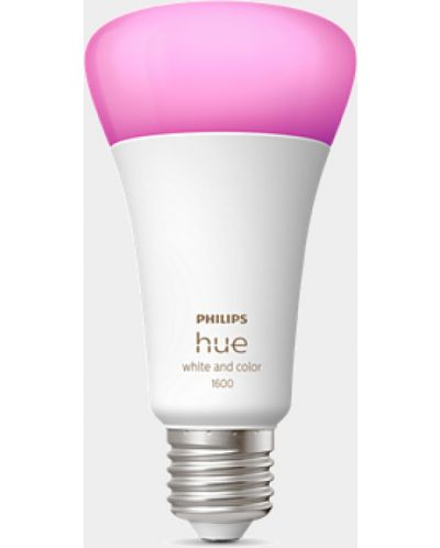 Смарт крушка Philips - Hue, 13.5W, E27, A67, dimmer - 3