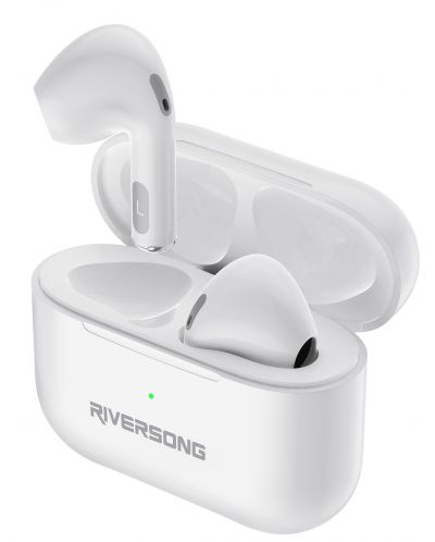 Смарт часовник Riversong - Motive 6C Pro, бял + Silicone strap + TWS headsets - 5